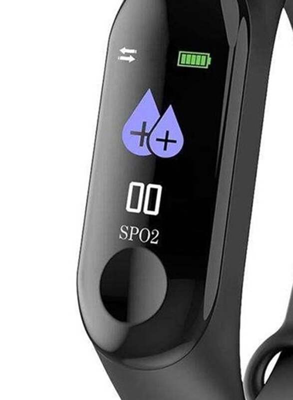 

M3 Plus 24mm Fitness Tracker, Black