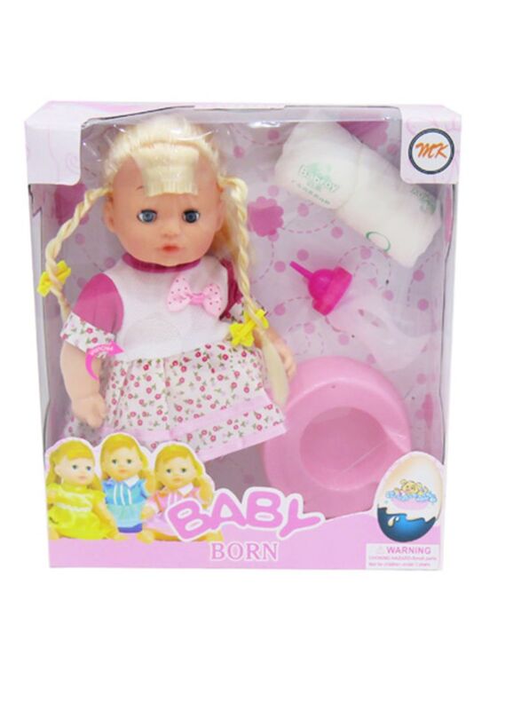 

Well Play Doll Play Set, Pink/White