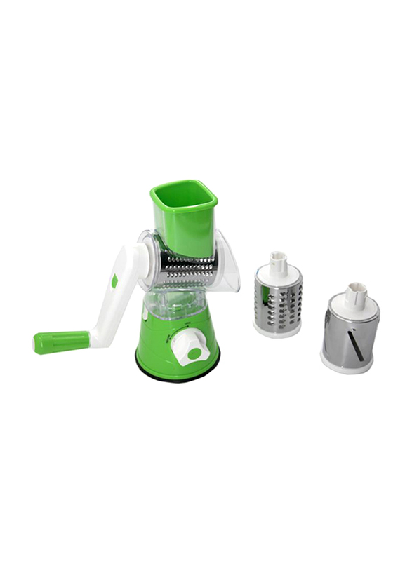 

1cm Polypropylene Tabletop Drum Grater, Green/White
