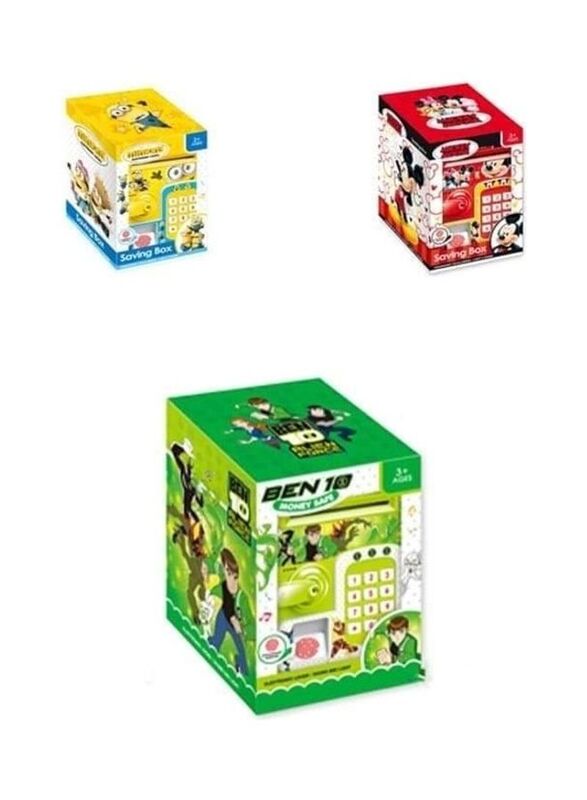 

Ben 10 Money Safe Bank, Ages 3+