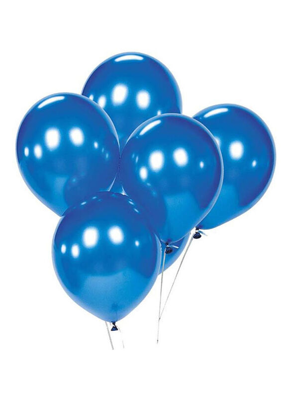 

Tamona Latex Balloon Set, 12-Inch, 100-Piece, Ages 3+, Metallic Blue