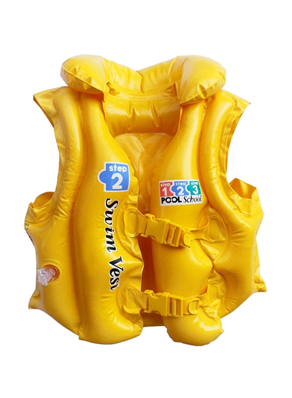 

Intex Pool School Deluxe Swim Vest, Yellow/Blue