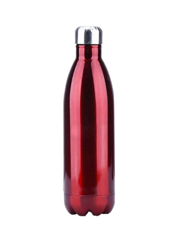 

Voberry Double Wall Vacuum Insulated Water Bottle, Red/Silver