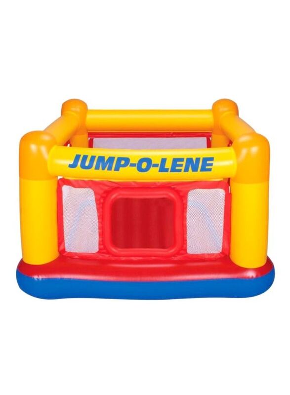 

Intex Jump-O-Lene Inflatable Bouncer Play House, Ages 5+, Multicolour
