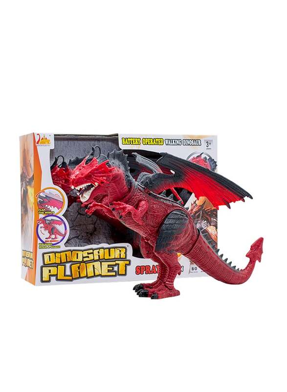 

Dinosaurs Island Toys Simulation Of Electric Spray Ice Dragon, Ages 3+, red