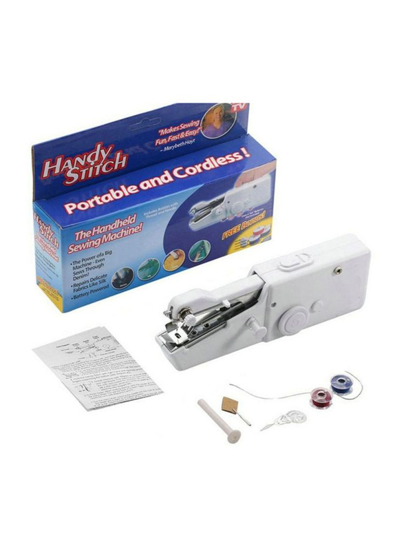 

Mini Handheld Sewing Machine, HQD-257, White