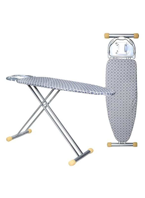 

Stainless Steel Iron Board Table, 118 x 41cm, Grey