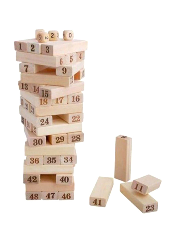 

Blocks Cascading Casual Stacking Set, 48 Pieces, Beige