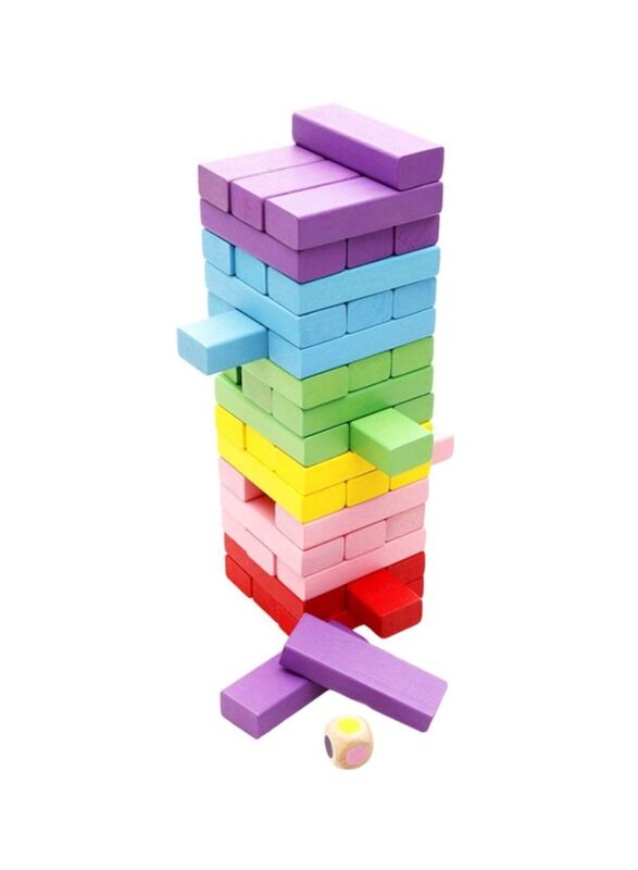 

Zenga Colour Wooden Building Blocks Set, 54-Piece, Ages 3+, Multicolour