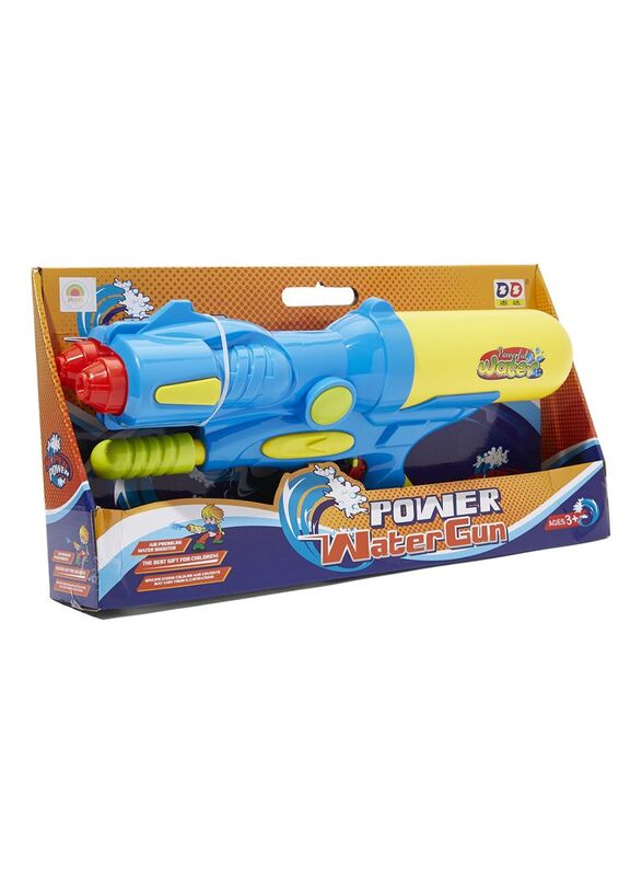 

Zahrat Toys Power Water Gun, Ages 3+, Blue/Yellow