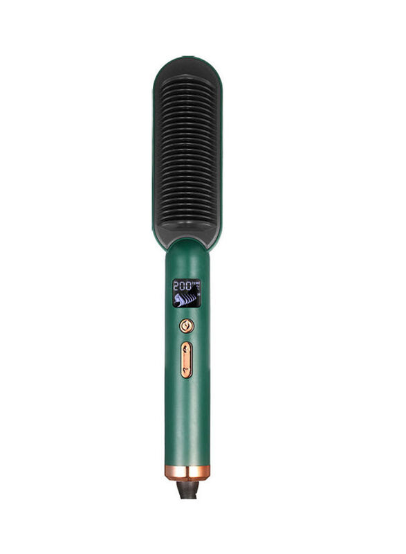 

Ionic Hair Straightener Brush, NE-CIH99998, Black/Green