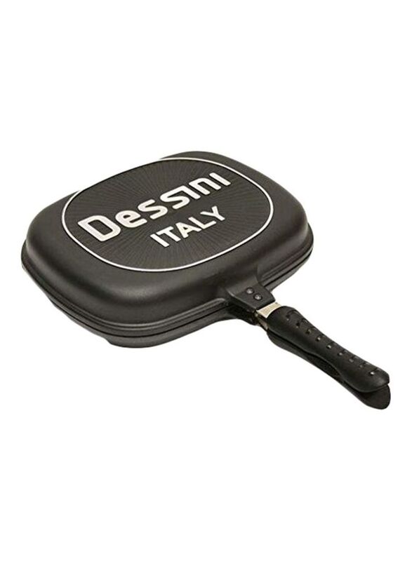 

Dessini 36cm Double Sided Pressure Grill Pan, Black