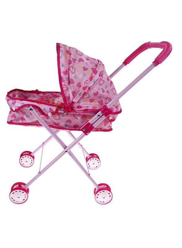

Rainbow Foldable Stroller Toy, Ages 5+, Pink