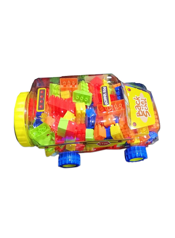 

20641 Mini School Bus Building Blocks Toys, 20641, Ages 4+