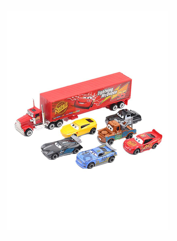 

Beauenty Deluxe Car Set Unisex with 1 Truck and 6 Cars, 7 Pieces, Ages 3+