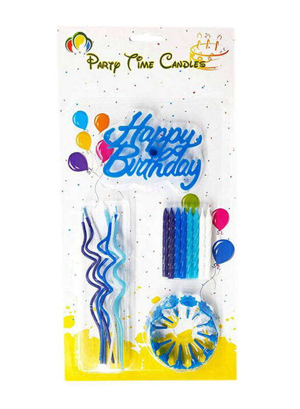 

Party Time 28-Pieces Birthday Candle Set, 18 inch, Multicolour