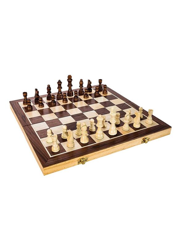 

FUN+1 TOYS! High Quality Classic Folding Wooden Chess Set