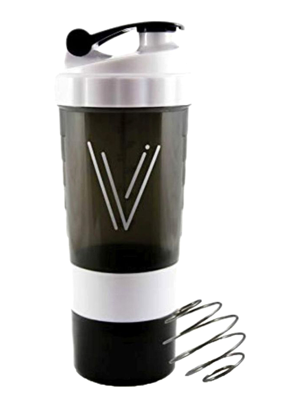 

Vumi 20ounce Protein Shake Tumbler, Black/White