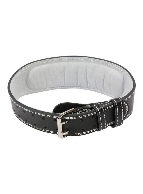 

Cotton Padded Weight Lifting Belt, 120cm, Black