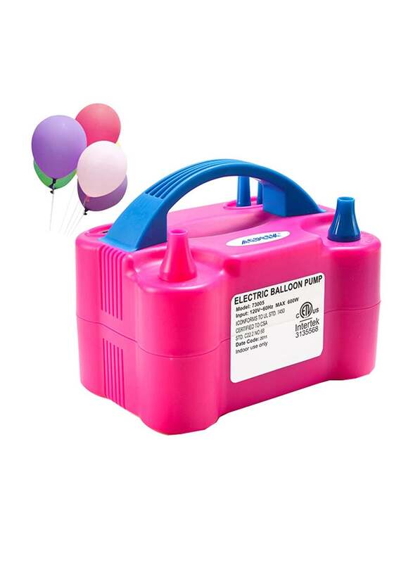 

Electric Balloon Pump, Ages 9+, Pink/Blue