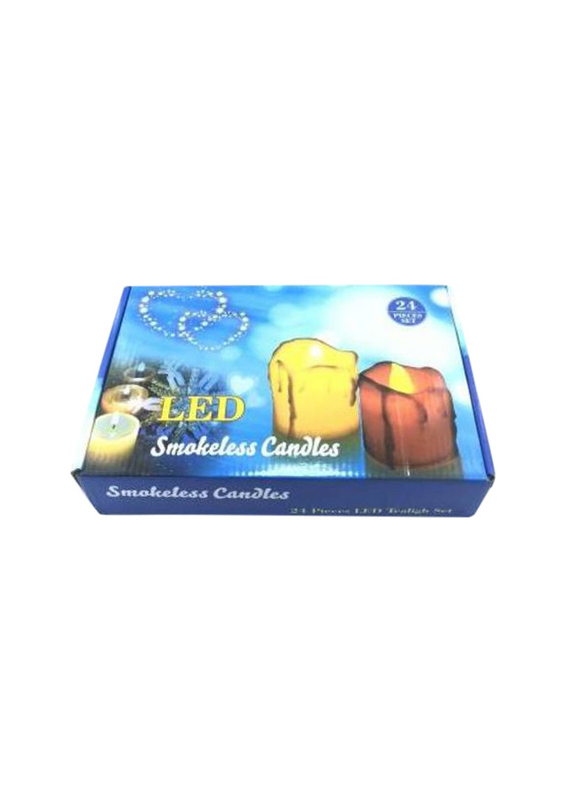 

Tea Lights LED Candle Light, 24 Pieces, Yellow
