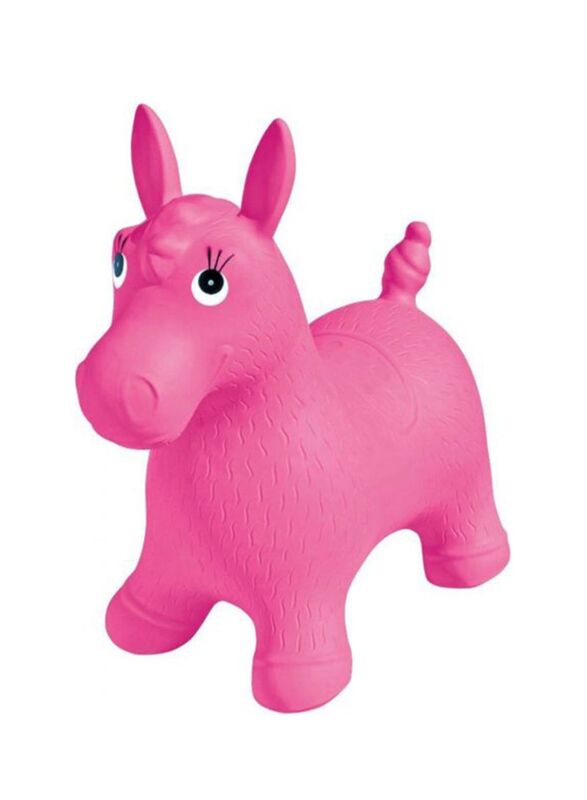 

Inflatable Space Hopper Jumping Horse Ride-On Bouncy Animal Toy, Ages Upto 12 Months, Pink