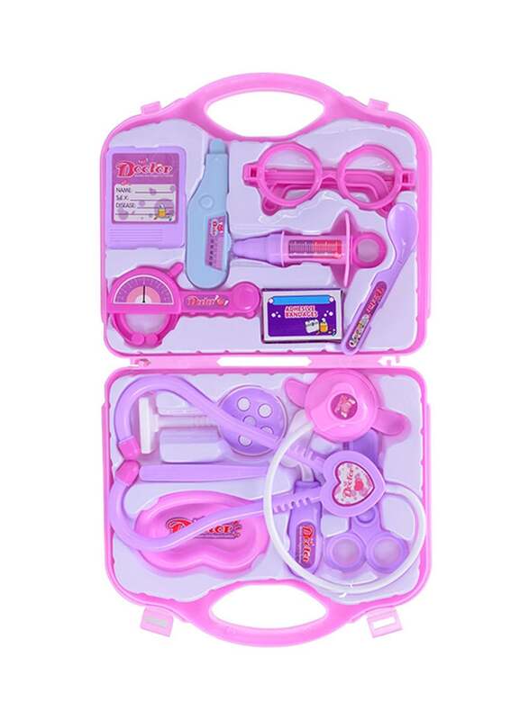 

Cytheria First Aid Kit Doctor Prentend Play Toy Set, Ages 4+, Pink