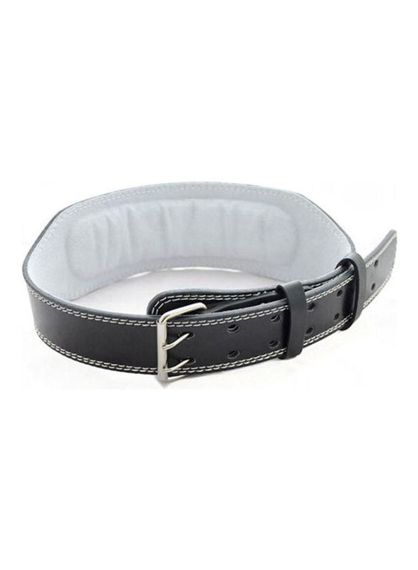 

Leather Weightlifting Belt, Black