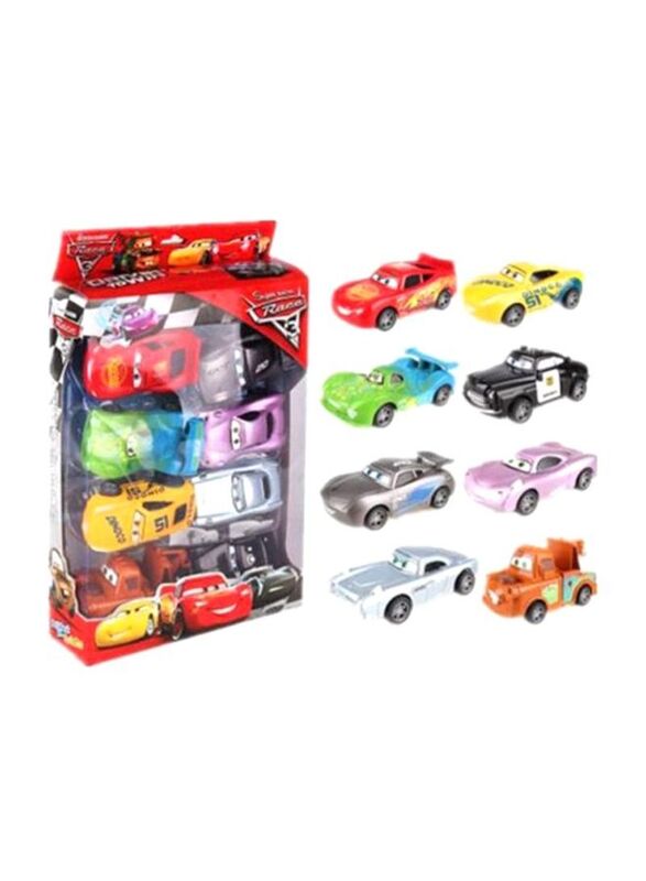 

Beauenty Lightning Mcqueen Car Toy Set, 8-Piece, Ages 3+, Multicolour