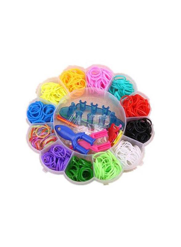 

Rubber Loom Bands Weaving Braided Bracelet Box Set, Multicolour