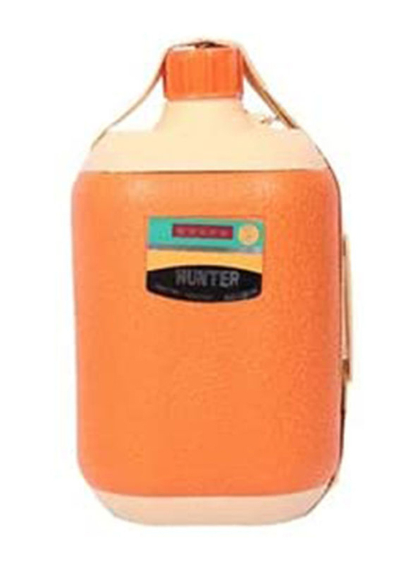 

1.25 Ltr Plastic Water Bottle, Orange/Beige