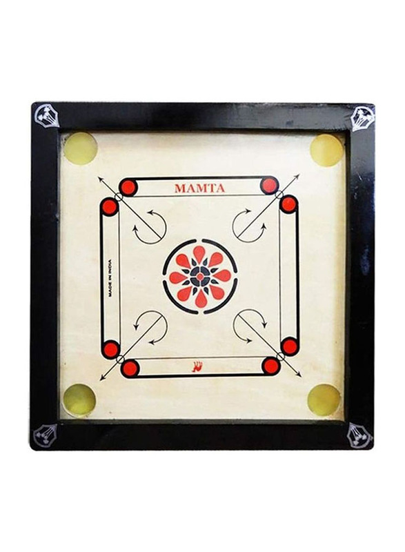 

Mamta Wooden Carrom Board with Coins/Striker/Powder
