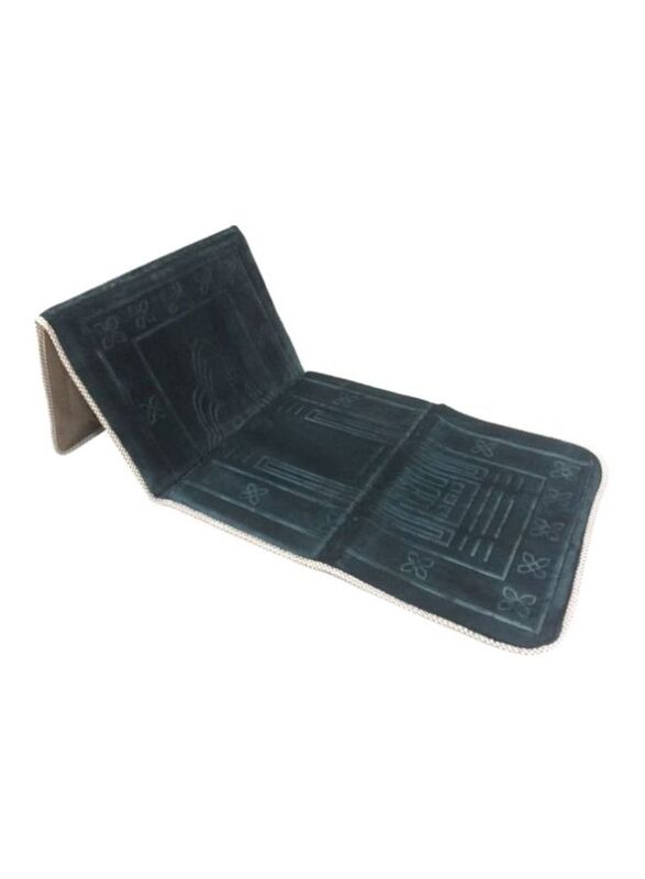 

2-In-1 Foldable Prayer Mat with Backrest, Grey