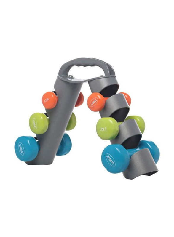 

Liveup Dumbbells Set, 6 x 7KG, Multicolour