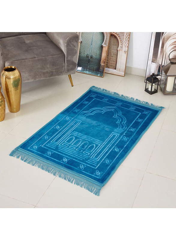 

Homebox Raschel Prayer Mat, Blue