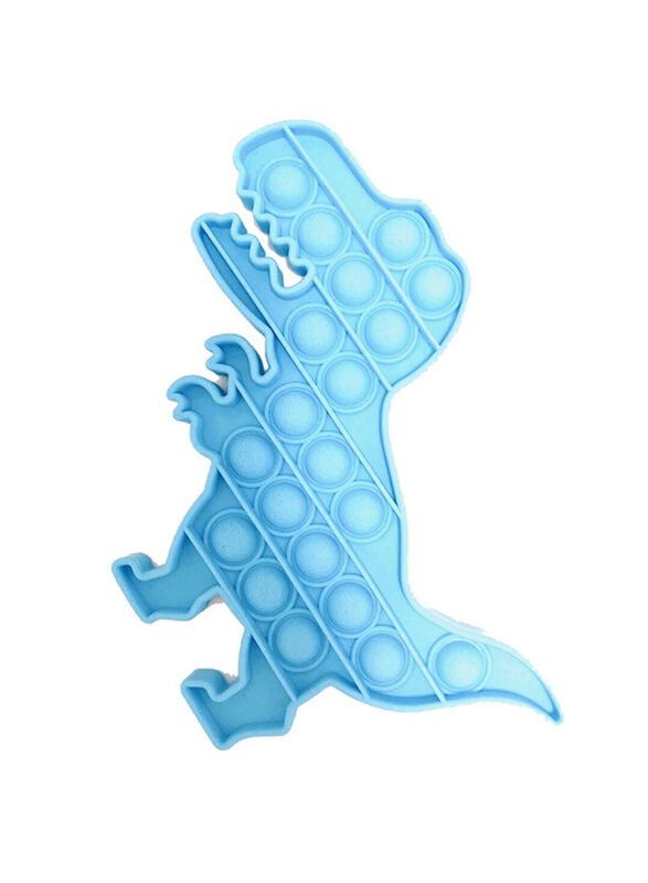 

Dinasour Shaped Push Pop Bubble Sensory Fidget Toy, Ages 1+, Blue