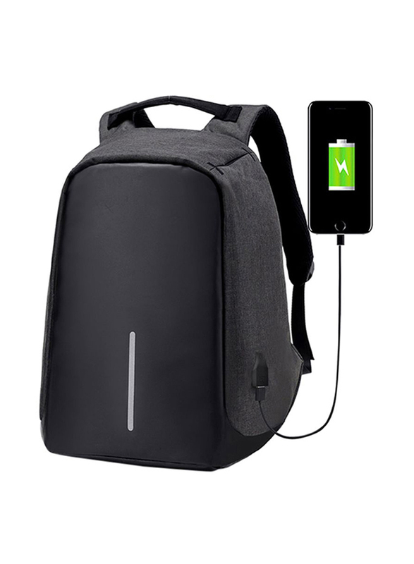 

3 Concept Eyes Multifunction USB Anti-Theft Backpack, Black