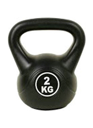 Training Workout Kettlebell, 2KG, Black
