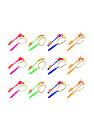 Velocity Toys 12-Piece Set Led Sling Shot Flare Arrow Helicopter Handheld Game