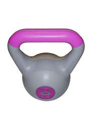 Plastic Coated Kettlebell, 8KG, Multicolour