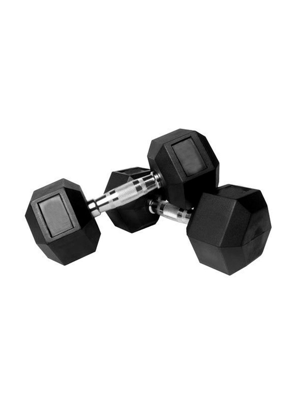 

Prosportsae Pair Of Hex Dumbbells Set, 2 x 2.5KG, Black/Silver