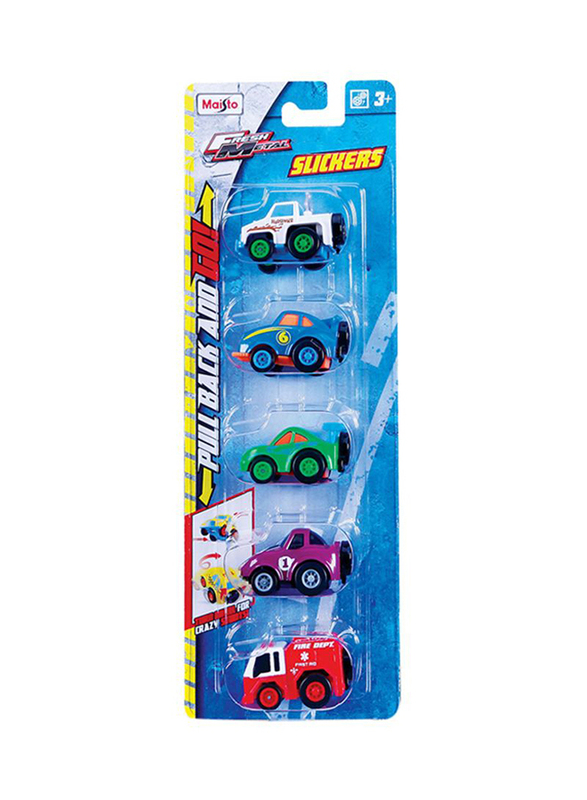 

Maisto Pull Back Car Set, 5 Pieces, Ages 3+