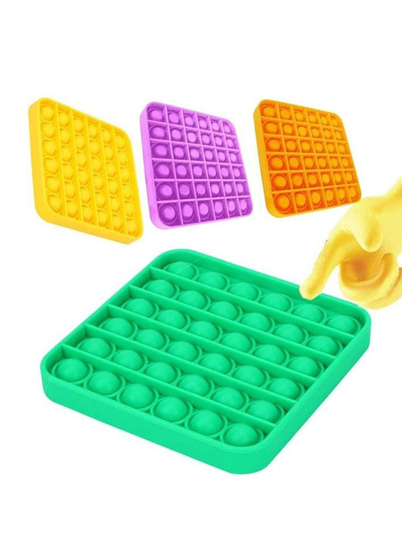 

Xiuwoo Stress Relieve Silicone Squeeze Push Pop Bubble Sensory Fidget Squishy Toy Set, 4 Pieces, Ages 3+