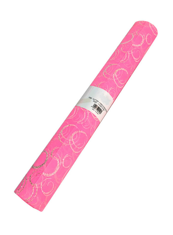 

Glitter French Non-Woven Wrapping Paper, Pink