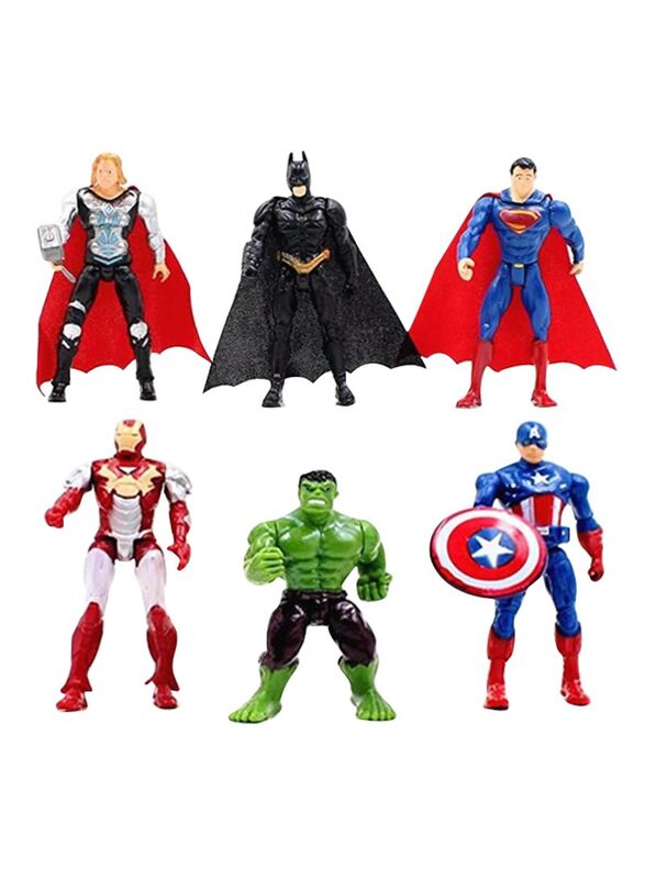 

The Avengers Superheroes Action Figure Set, 6-Piece, Ages 3+, Multicolour