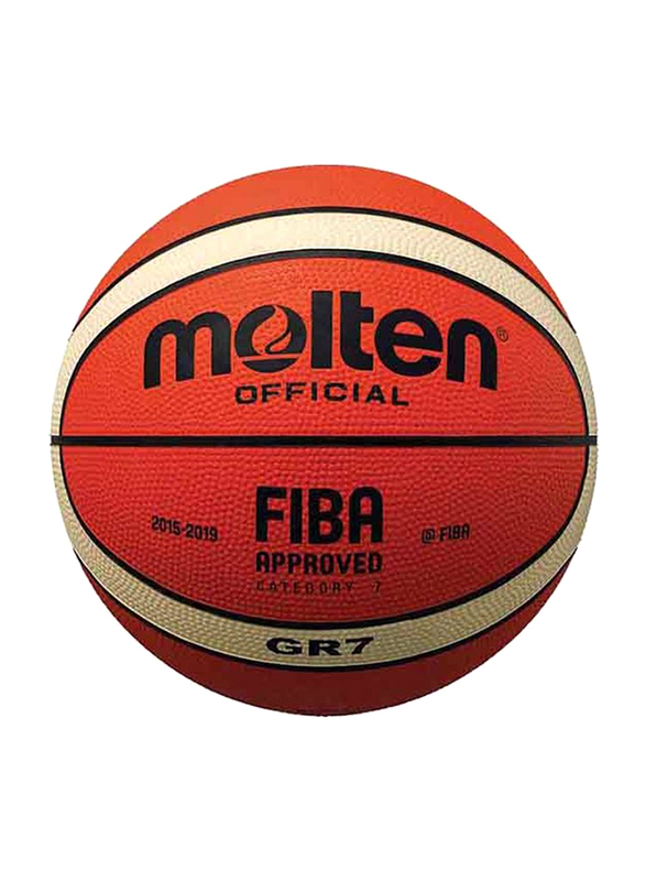 

Molten Size-3 FIBA Approved Rubber Basketball, Size 3, Orange