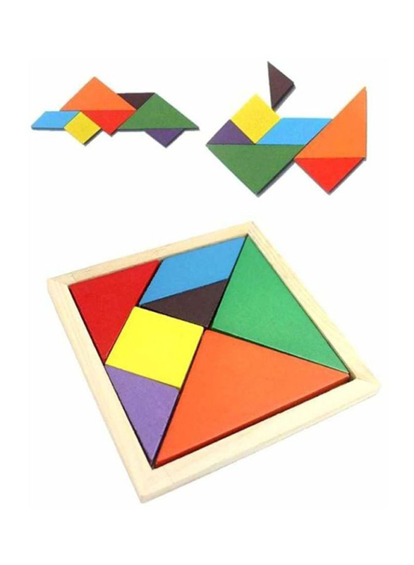 

Ametoys Colorful and Changeable Triangle Wooden Puzzle Set, 11.5 x 11.5 x 0.8cm