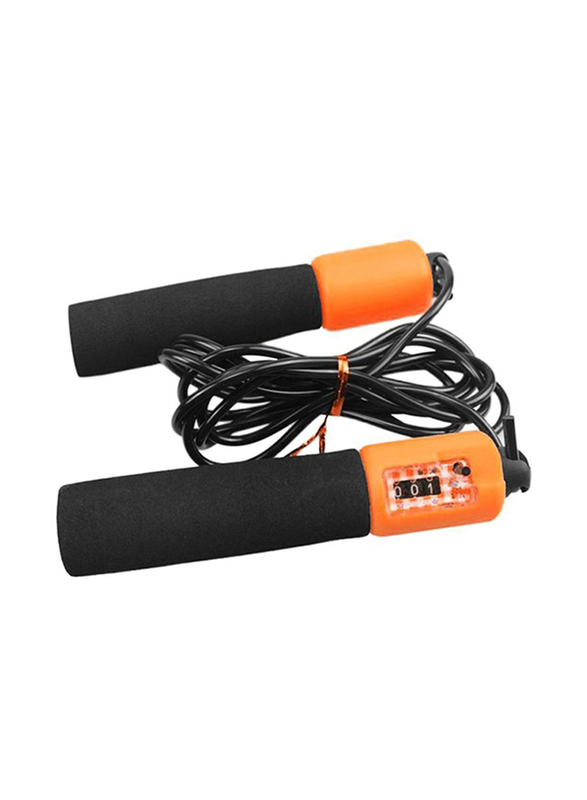 

Vander Life Skipping Jump Rope for Aerobics, Black/Orange