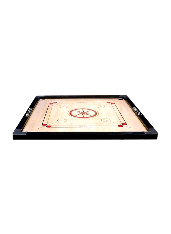 

Korners Matte Finish Carrom Board with Coins Set