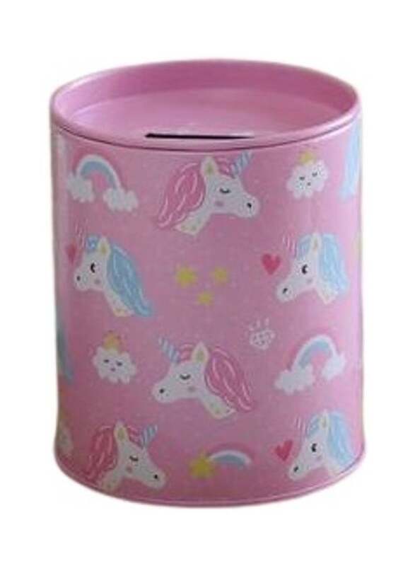 

Handsomegift Tin Money Coin Bank, Ages 7+, Multicolour